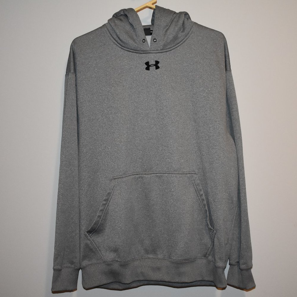 Men's Gray Under Armour Hustle Fleece Hoodie